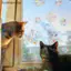 {BUDDI} Sun Catcher DIY Window Stiers Rainbow Maker Cat Bird Moon Sun Art Decor cho phòng ngủ trẻ em Phòng khách {buddingenergy}