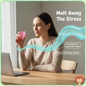 Squishy Căng Thẳng Cube Fidget Đồ Chơi Tăng Chậm Mềm Cảm Giác Bóp Đồ Chơi Cho Trẻ Em Người Lớn Lo Âu Giảm Văn Phòng Tại Nhà