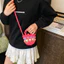 Mới Tulip Bé Gái Dệt Kim Túi Đựng Rau Dễ Thương Bé Gái Túi Xách Len Hợp Thời Trang