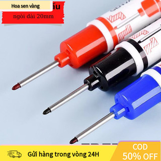 【24H】Bút Đánh Dấu Ngòi Dài 20mm – Lấy Dấu Lỗ Khoan Sâu, Khô Nhanh, Chống Nước, Dùng Trong Cơ Khí Xây Dựng
