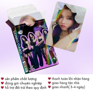 Card Lomo Kpop Girlgroup Hologram Fanmade Bo Góc Hộp 30 Tấm Timo QT117