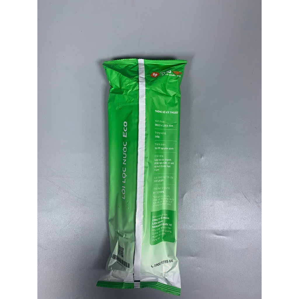 Lõi Lọc Thô Số 3 Kangaroo PP 1 Micron Mẫu Mới ECO Chính Hãng Dành Cho Máy Lọc Nước RO Có 3 Cốc 10 inch