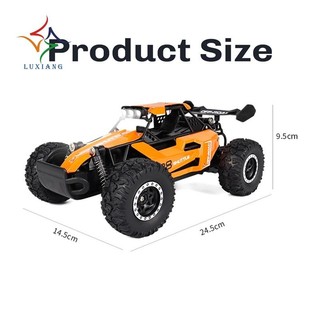 [luxiang.vn] Xe RC 1: 16 2WD có đèn LED 2.4G 20KM / H Xe địa hình leo núi tốc độ cao Quà tặng đồ chơi ô tô điều khiển từ xa
