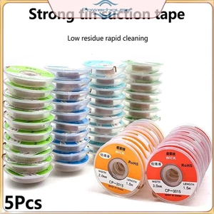 POWER 5 CHIẾC Desoldering Wire Braid Hàn Lưới Bộ phận hàn Độ dư thấp -Công cụ loại bỏ thiếc hàn sạch.