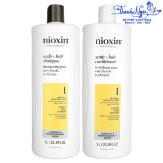 Dầu gội xả chống rụng tóc Nioxin System 1 1000mlx2 [ TN ]
