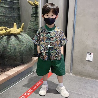 Trẻ Em Han Quần Áo Mùa Hè Trẻ Em Bé Một Tuổi Đầm Mới Phong Cách Trung Hoa Phong Cách Trung Hoa Cổ Trang Phục Đường Phù Hợp Với Trang Phục Mùa Hè Hiệu Suất Trang Phục 25.9.8