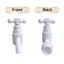 NOTE1 PP Vòi Nước, Nhựa 1 / 2 "Vòi Nước, Ống 16mm Chất Lượng Cao Nam Sợi Đa Năng Vòi Phun Nước Tưới Vườn