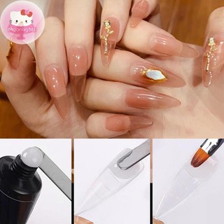 Moonlights 100 Chiếc Móng Tay Dạng Full Cover Gel Khuôn Đầu Móng Tay Nối Dài Tự Làm Móng Tay Phụ Kiện EN