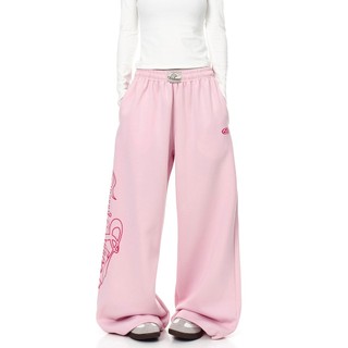 Quần nỉ unisex nam với thiết kế in chữ cổ điển kiểu Mỹ