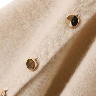 Khăn choàng Pashmina HEARLY, Poncho dày dệt kim ấm áp dày ấm áp, không đều có nút đeo vai thường ngày mùa thu đông