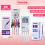 Hộp 12 Bút Gel MONDEZ Ngòi 0.5mm Xanh Đen Đỏ Tím Viết Trơn Tru, Bút Bi Nước Mực Đều Nhanh Khô Cho Học Sinh, -AT