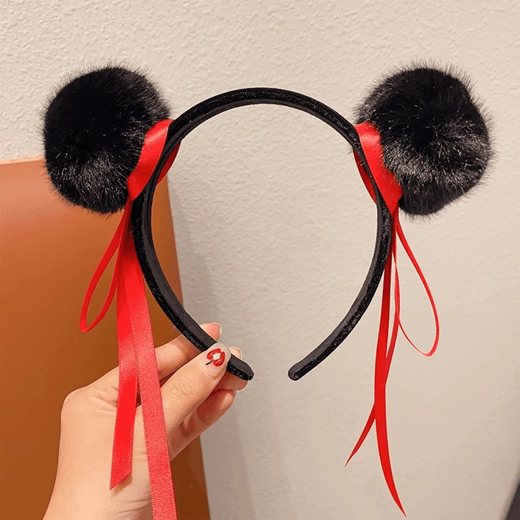 Trang Phục Ne Zha cosplay - Mũ tóc xinh xắn có nơ dành cho nữ
