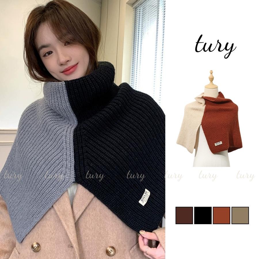 Khăn Quàng Cổ Len Unisex Nam Nữ - Tury - Khăn Choàng Cổ Len Dệt Kim Giữ Ấm - LN094