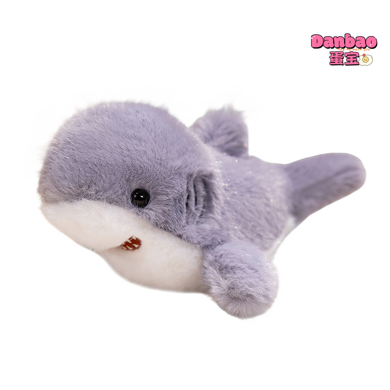 ((DANBAO) Happy Ocean Pet Đồ chơi sang trọng Con dấu dễ thương Búp bê cá mập sát thủ cá voi Chất liệu cá heo Quà tặng mềm cho trẻ em Quà tặng sinh nhật