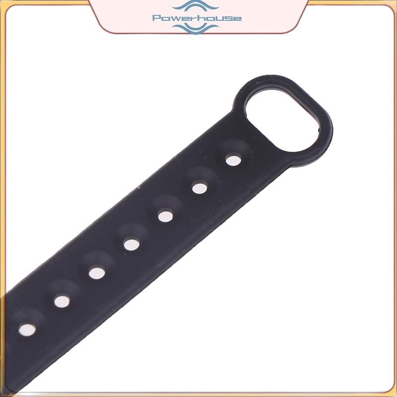 Dây đeo cổ tay RFID silicon đen nguyên chất, điều chỉnh được, chống nước, hỗ trợ 125KHz / 13,56 MHz.
