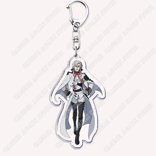 Hot Anime Seraph of The End Keychains for Accessories Mikaela Hyakuya Owari No Seraph Yuichiro Hyakuya Keyring Fans