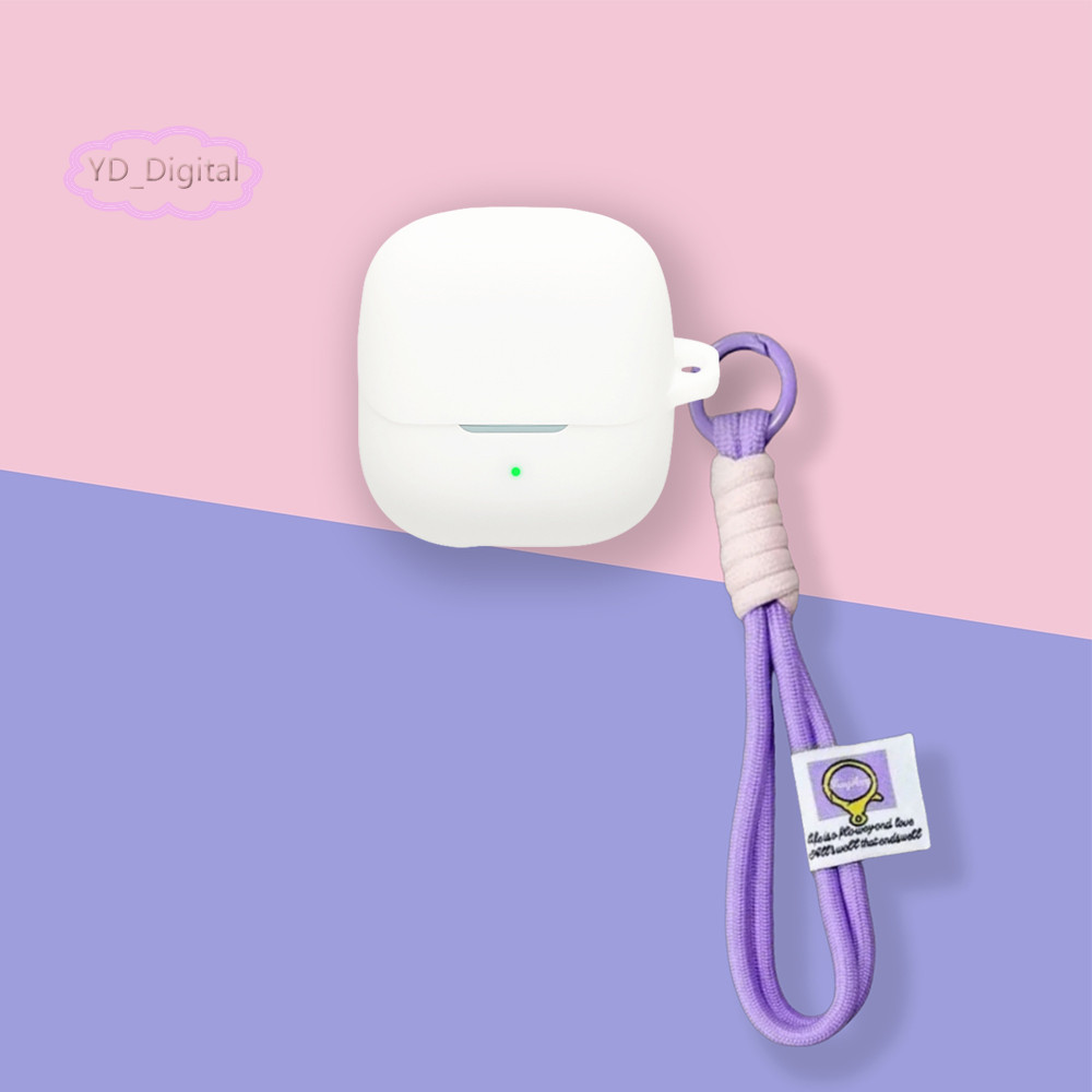 Vỏ silicone mềm chống mất, bảo vệ tai nghe Baseus Bass BS1 NC, kèm dây đeo