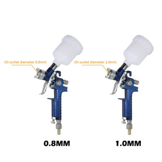 AIMVUKES  Súng phun sơn mini H-2000 Hvlp 0.5 / 0.8 / 1.0mm đầu phun cho xe hơi