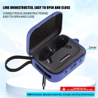 Vỏ bảo vệ MELEN, Vỏ tai nghe chống sốc bằng silicon, có móc Vỏ tai nghe chống rơi cho phụ kiện Soundcore P41i