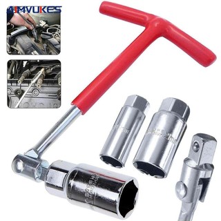 AIMVUKES Dụng Cụ Tháo Bugi, Tay Cầm Thanh Chữ T Thông Dụng Spark Cắm Với Ổ Cắm 16 Mm & 21 Mm