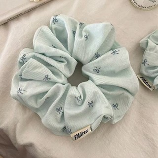 Tươi Xanh Scrunchy Nơ Thắt Nơ - Dây Cao Su Mềm Mại, Độ Đàn Hồi Tốt, Phù Hợp Tạo Kiểu Tóc Và Làm Mũ Đội Đầu