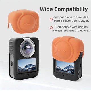 Dành Cho DJI OSMO 360 Vỏ Bảo Vệ Silicon Bao Ống Kính camera Toàn Cảnh Chống Rơi Bảo Vệ Phụ Kiện