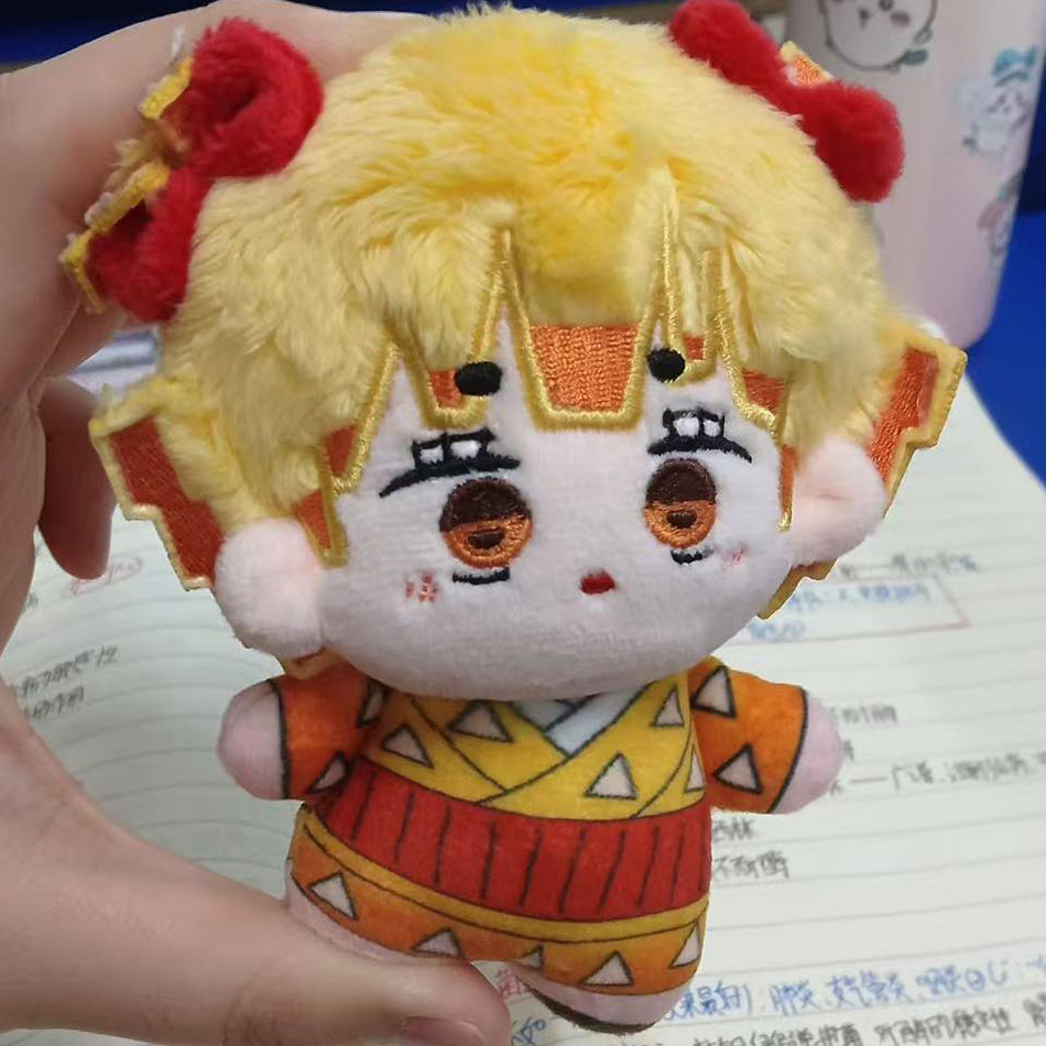 Demon Slayer Búp Bê Nezuko Agatsuma Zenitsu Kamado Tanjiro Inosuke 10CM Sang Trọng Búp Bê Nhồi Bông Túi Đồ Chơi Bông Mặt Dây Chuyền