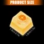 Btsg Bàn phím trái cây phát sáng Keycap Đèn nền bằng nhựa Keycaps cho bàn phím cơ