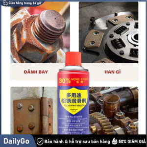Bình xịt chăm sóc bề mặt kim loại, tẩy vết gỉ nhanh, tạo lớp bảo vệ ngăn gỉ trở lại