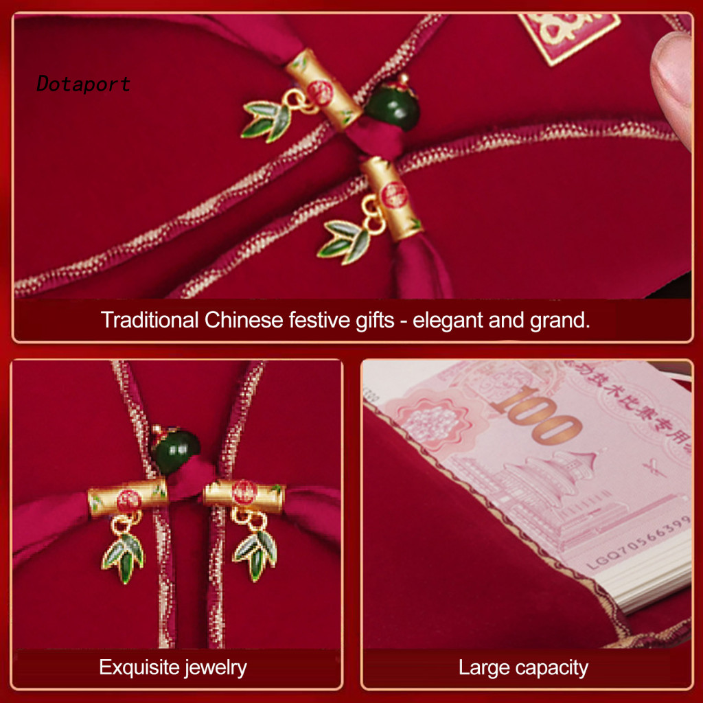 Phong Bì Cho Đám Cưới Sang Trọng Cưới Tiền Mặt Phong Bì Phong Bì Cưới Truyền Thống Trung Quốc Cho Cặp Đôi Mới Cưới Tiền May Mắn Hồng Bảo Cho Cô Dâu Và Chú Chổi Hoàn Hảo Cho Đông Nam