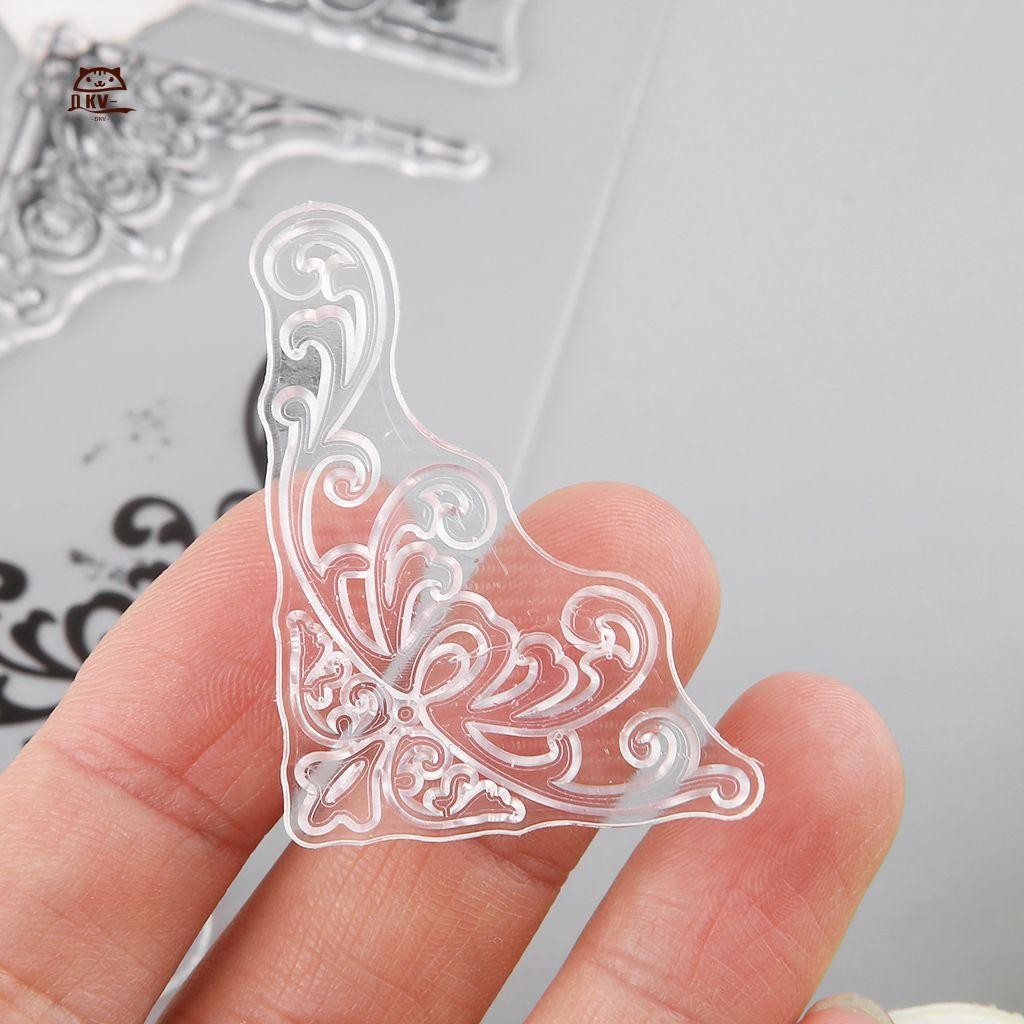 Bộ tem silicon trong suốt - Con dấu trang trí để thủ công