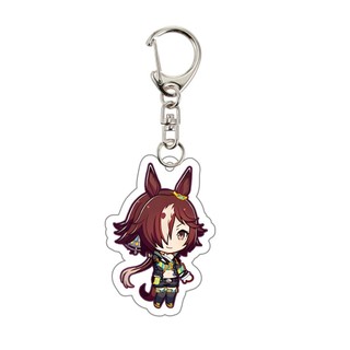 Fans gifts keychains Acrylic Stand Ornaments Anime Uma Musume Pretty Derby Oguri Cap Silence Suzuka Agnes Tachyon Clear