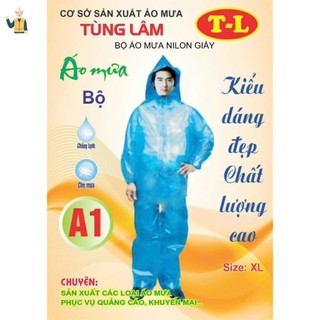 Bộ quần áo mưa nilon tiện ích, Áo mưa bộ tiện ích cho người lớn và trẻ em, áo mưa Giấy