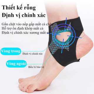 Bộ Đôi Băng Quấn Cổ Chân Cao Cấp - Co Giãn 4 Chiều, Hỗ Trợ Giảm Đau & Phục Hồi, Cho Thể Thao