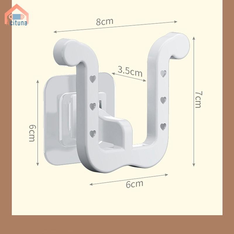 2x Kệ Sandal Treo Tường Cho Hệ Thống Thoát Nước Giày Trong Phòng Khách Hình Chữ U
