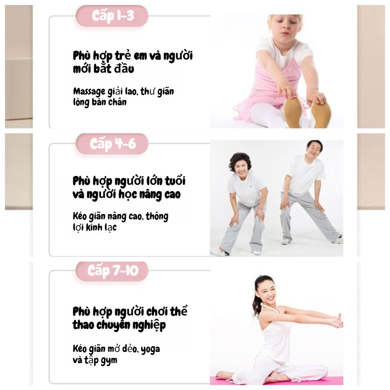 Bảng nghiêng tập thẳng chân​ Hỗ trợ tập thon chân​ ​Dụng Cụ Tập Gym, Yoga, Kéo Giãn Cơ, massage chân