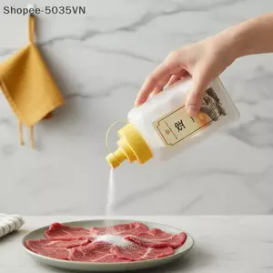 {AKIN} Chai đựng bột nhựa có khóa kín khí Chống ẩm và đổ mịn Hoàn hảo để nấu ăn nhà bếp Bảo quản thực phẩm nướng bánh {a}