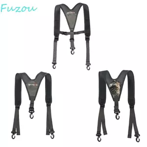 Dây đeo đi bộ đường dài FUJIOU, Dây đeo vai có khóa có thể điều chỉnh Dây đeo túi thắt lưng, Túi Mollel Công thái học Dây đeo ba lô nam Polyamide thoáng khí Túi đi xe đạp