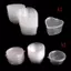 SSVN 10 Cái / lốc Nhựa Màu Nhựa Trong Suốt Hộp Đựng Keo Putty Bọt Bóng Hộp Bảo Quản Slime Bảo Quản.