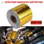 Băng chắn nhiệt vàng phản quang 50mmx10M - Bọc dính nhiệt độ cao để đóng gói