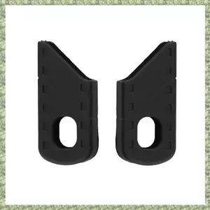 2 Chiếc Đa Năng Xe Đạp Cố Định Bánh Răng Cao Su Crankset Quay Bảo Vệ Vỏ MTB Xe Đạp Đường Bộ Tay Quay Tay Boot, Đen