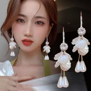 Hàng Ngày Đẹp Siêu Cổ Tích Tua Rua Cánh Hoa Bông Tai Thiết Kế Cảm Giác Mới Bông Tai Thời Trang Kỳ Nghỉ Phong Cách Mỏng Hơn Nhìn Bông Tai E23862026-6-11