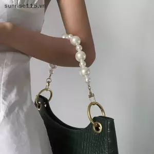 SRVN Thời Trang Giả Túi Ngọc Trai Trang Trí Phụ Kiện Hành Lý Dây Xích Nữ Túi Đeo Vai Dây Xích Ngọc Trai Trang Trí Dây Xích.