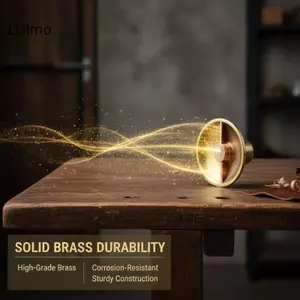 LUImo Đồng Ví Bule Da Đinh Tán Tinh Tế Hoa Cúc Họa Tiết Đinh Tán Trang Trí Cho DIY Leathercraft Túi Phụ Kiện SBS