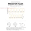 24 Chiếc Hạnh Nhân Hồng Pháp Bấm Vào Móng Tay Thiết Kế Ngôi Sao Acrylic Nhân Tạo Móng Tay Giả Cho Nữ Bé Gái Đảng