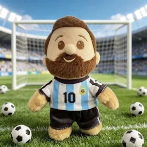 2026 World Cup Argentina Messi C Luo Mặt dây chuyền búp bê hình người cho bạn bè Quà tặng sinh nhật