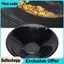 Belleshopp Belleshopp 10 Inch Gold Pan Black ABS Công cụ quét nhẹ chắc chắn cho các hoạt động khai thác thủ công