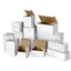 10cm Vuông Cực Cứng Nhiều Lớp Bao Bì Chống Thấm Nước Hộp Trắng Hộp Giấy Nhỏ E-Commercial Express Box IQL4