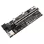 Btsg PCI cho Express Riser Card PCIe có màn hình nhiệt độ Bộ chuyển đổi USB 3 0 cho Min