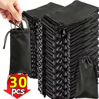 5 / 10 / 20 / 30 Chiếc Túi Bảo Quản Kính Chống Bụi Di Động - Kính Mát Du Lịch Túi Dây Rút